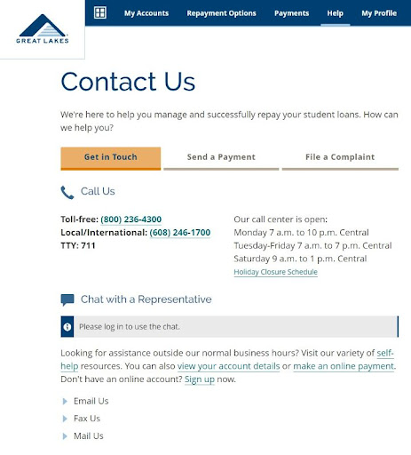 MyGreatLakes Customer Support